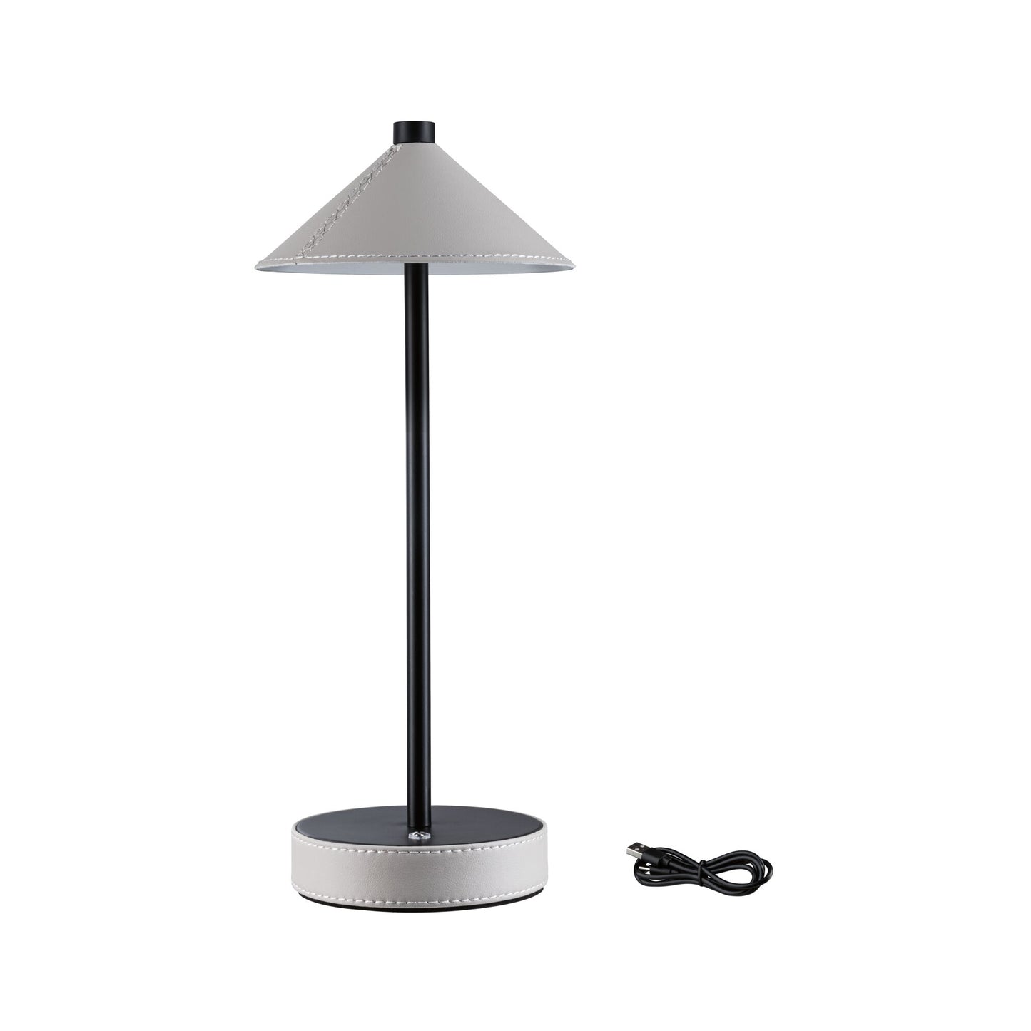 Paulmann Mobile Tischleuchte Pellini White Switch 300lm 2W Schwarz matt#Beige