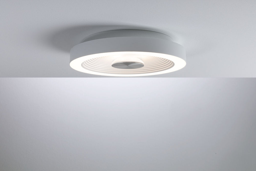 Paulmann LED Deckenleuchte Volea IP44  3000K 470lm / 1650lm 230V 3,5W / 13W dimmbar Weiß#Silber