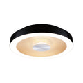 Paulmann LED Deckenleuchte Volea IP44  3000K 470lm / 1650lm 230V 3,5W / 13W dimmbar Schwarz#Gold