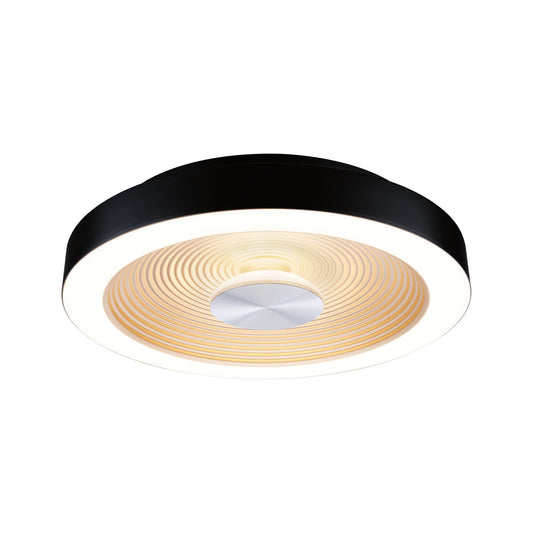 Paulmann LED Deckenleuchte Volea IP44  3000K 470lm / 1650lm 230V 3,5W / 13W dimmbar Schwarz#Gold