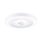 Paulmann LED Deckenleuchte Volea IP44  3000K 500lm / 2400lm 230V 4W / 18,5W dimmbar Weiß#Silber