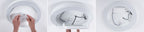 Paulmann LED Deckenleuchte Volea IP44  3000K 500lm / 2400lm 230V 4W / 18,5W dimmbar Weiß#Silber