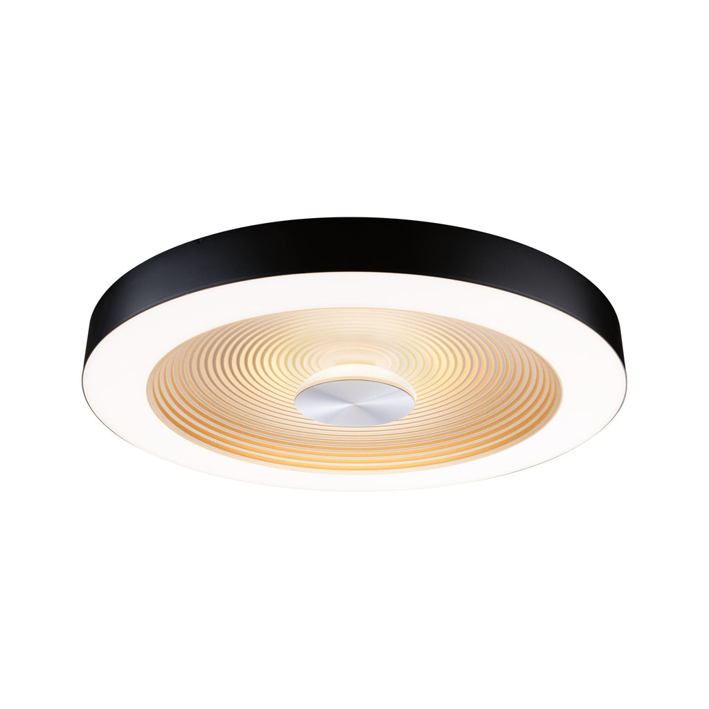 Paulmann LED Deckenleuchte Volea IP44  3000K 500lm / 2400lm 230V 4W / 18,5W dimmbar Schwarz#Gold