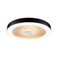 Paulmann LED Deckenleuchte Volea IP44  3000K 500lm / 2400lm 230V 4W / 18,5W dimmbar Schwarz#Gold