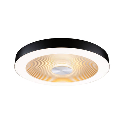 Paulmann LED Deckenleuchte Volea IP44  3000K 500lm / 2400lm 230V 4W / 18,5W dimmbar Schwarz#Gold