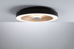 Paulmann LED Deckenleuchte Volea IP44  3000K 500lm / 2400lm 230V 4W / 18,5W dimmbar Schwarz#Gold