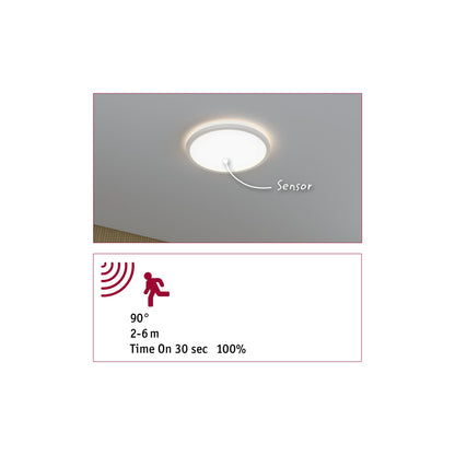 Paulmann LED Panel Atria Shine ${Sensor} Backlight IP44 rund 293mm  16W 1600lm 4000K Weiß
