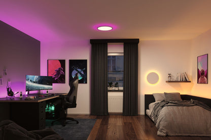 Paulmann LED Panel Atria Shine rund 400mm  32W / 3W 2700lm RGB+ Weiß dimmbar
