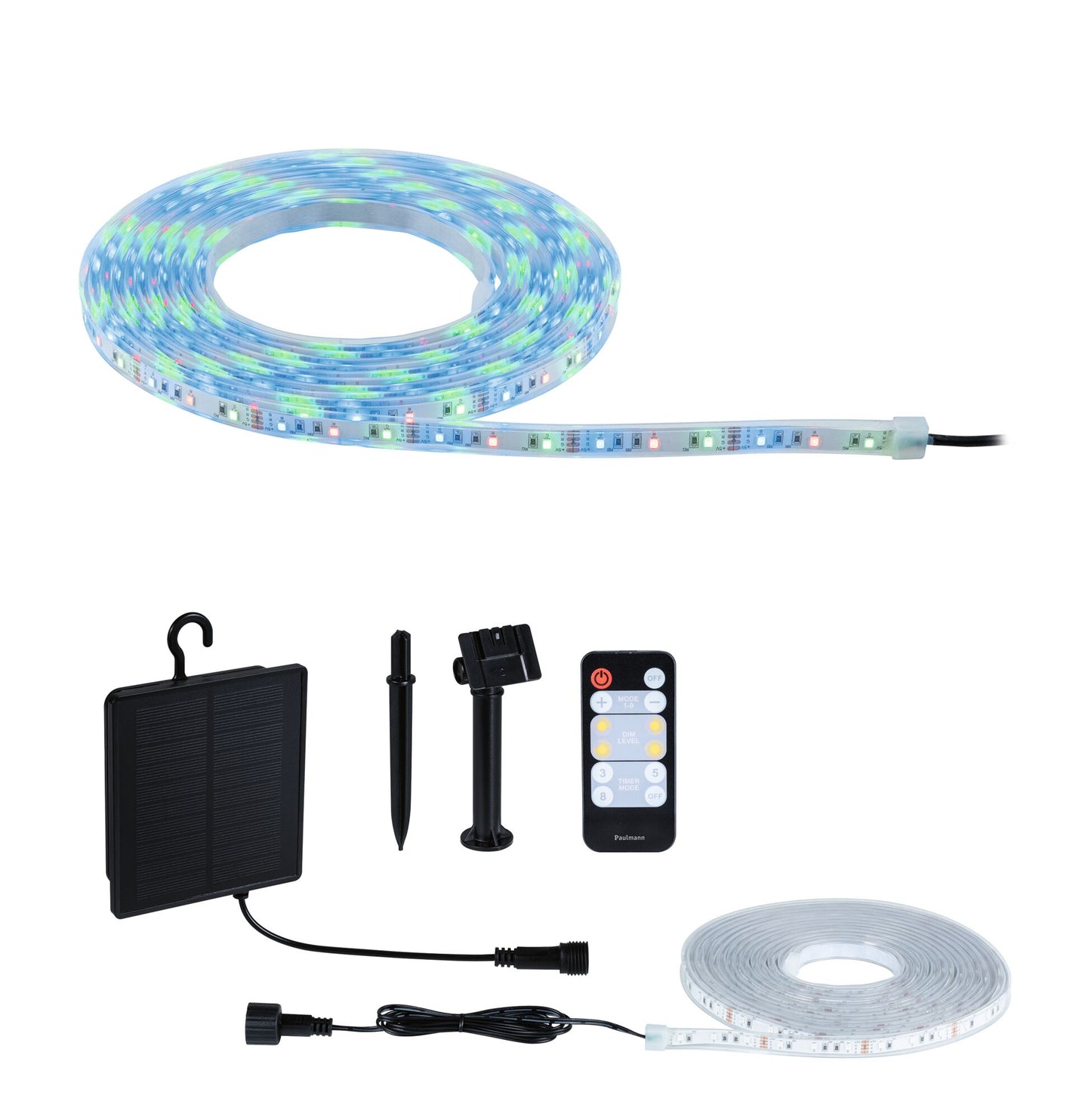 Paulmann LED Stripe Solar  5m  IP44 3,2W 30lm/m 60 LEDs/m RGB