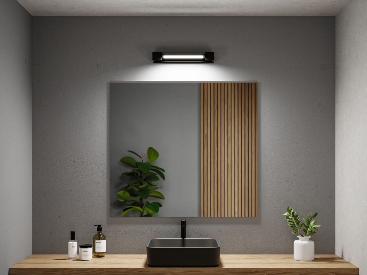 Paulmann LED Wandleuchte Lucille IP44  2700K 1000lm 230V 11W dimmbar Schwarz