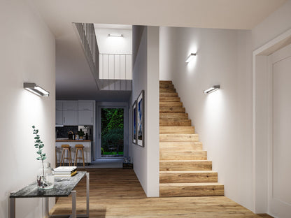 Paulmann LED Wandleuchte Lucille IP44  2700K 1300lm 230V 17W dimmbar Alu matt