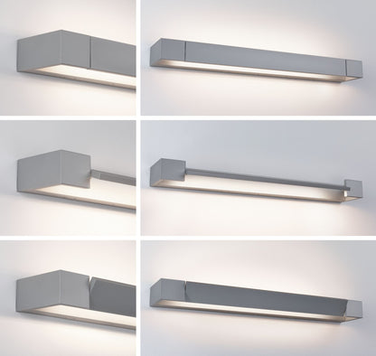 Paulmann LED Wandleuchte Lucille IP44  2700K 1300lm 230V 17W dimmbar Alu matt