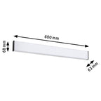 Paulmann LED Wandleuchte Nembus IP44  3000K 950lm 230V 11,2W  Schwarz