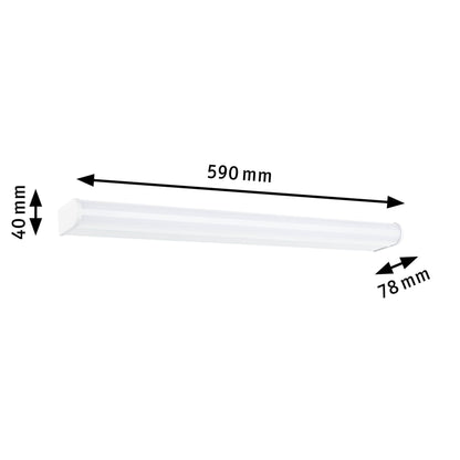 Paulmann LED Wandleuchte Arneb IP44  3000K 1000lm 230V 12,5W  Weiß