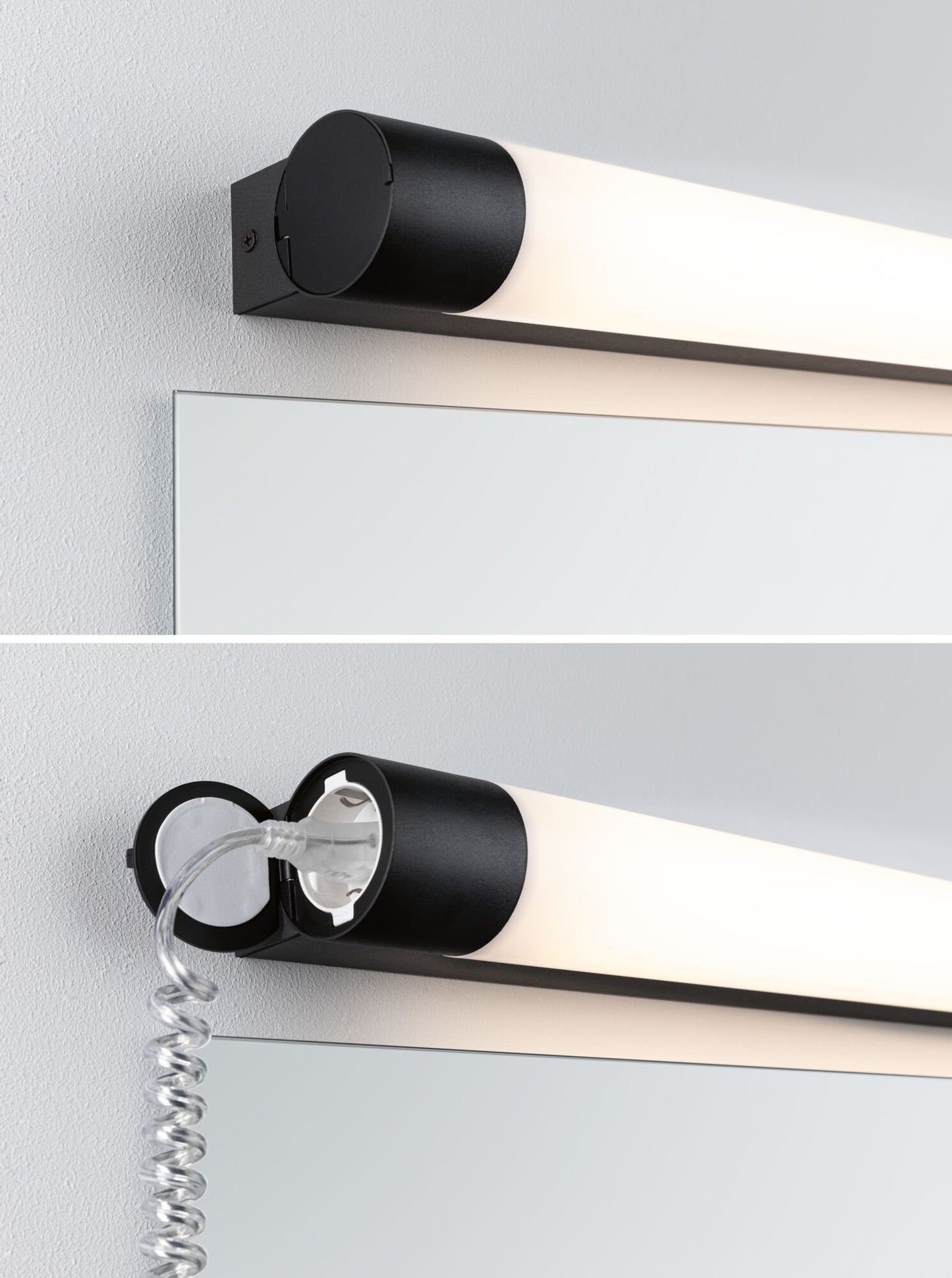 Paulmann LED Spiegelleuchte Orgon IP44  3000K 850lm 230V 10,5W  Schwarz