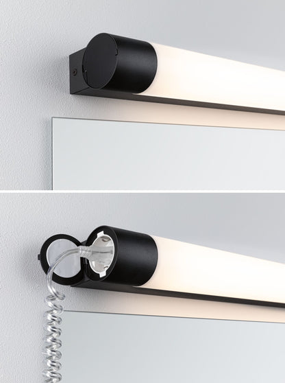 Paulmann LED Spiegelleuchte Orgon IP44  3000K 850lm 230V 10,5W  Schwarz