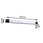 Paulmann LED Spiegelleuchte Orgon IP44  3000K 850lm 230V 10,5W  Schwarz