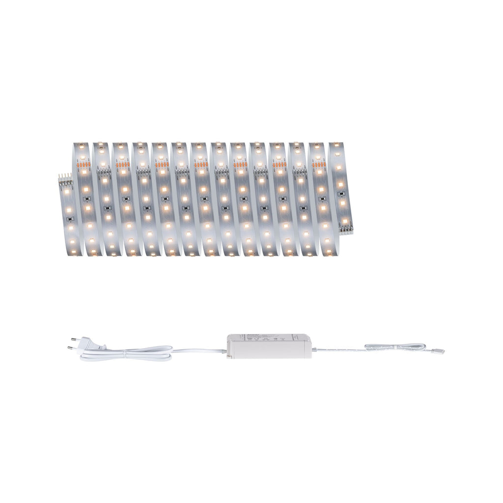 Paulmann MaxLED 500 LED Strip Warmweiß Basisset 5m   17W 550lm/m 64 LEDs/m 2700K 30VA