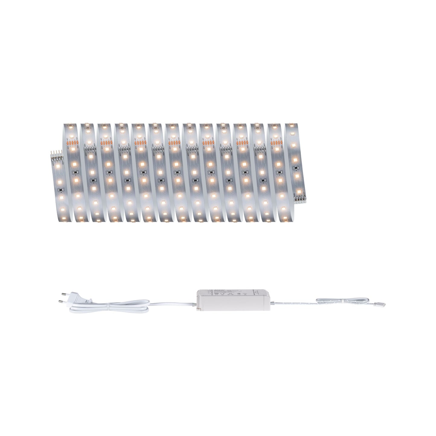 Paulmann MaxLED 500 LED Strip Warmweiß Basisset 5m   17W 550lm/m 64 LEDs/m 2700K 30VA