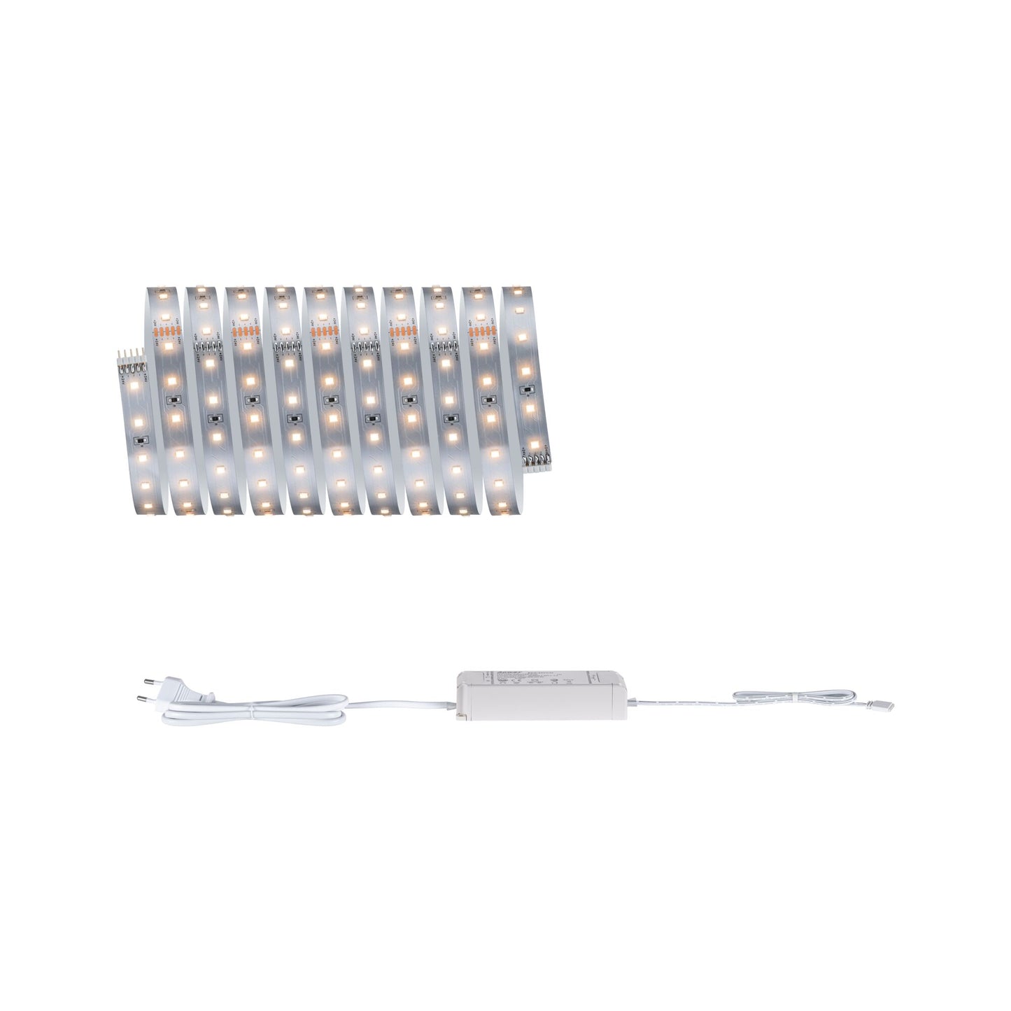 Paulmann MaxLED 500 LED Strip Warmweiß Basisset 3m   11W 550lm/m 64 LEDs/m 2700K 30VA