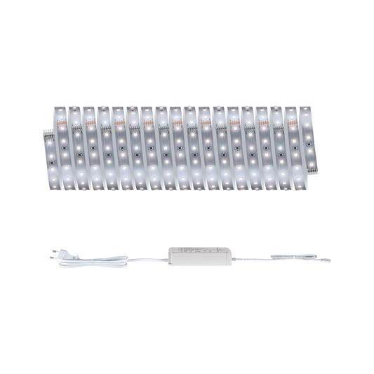Paulmann MaxLED 500 LED Strip Neutralweiß Basisset 10m   28W 550lm/m 64 LEDs/m 4000K 40VA
