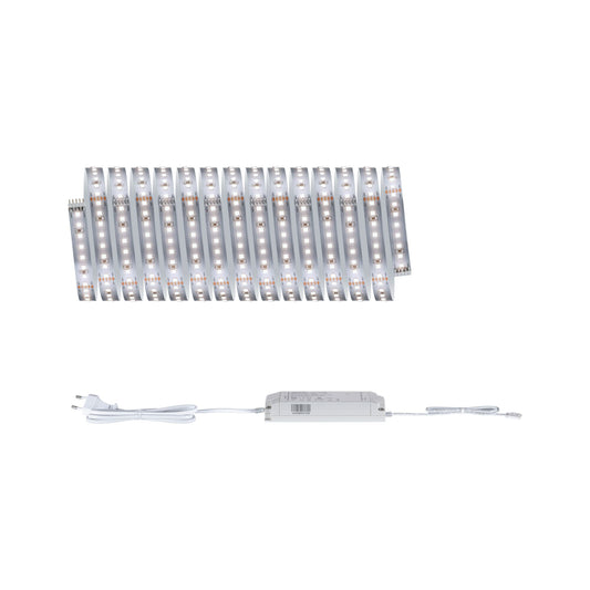 Paulmann MaxLED 1000 LED Strip Neutralweiß Basisset 5m   30W 1100lm/m 128 LEDs/m 4000K 60VA