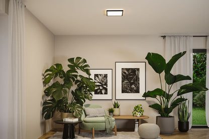 Paulmann LED Panel Atria Shine IP44 eckig 298x298mm  15,7W 2100lm 3000 - 6500K Schwarz