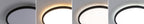 Paulmann LED Panel Atria Shine IP44 rund 398mm  20,8W 2800lm White Switch Schwarz