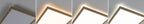 Paulmann LED Panel Atria Shine IP44 eckig 298x298mm  15,7W 2100lm White Switch Holzoptik