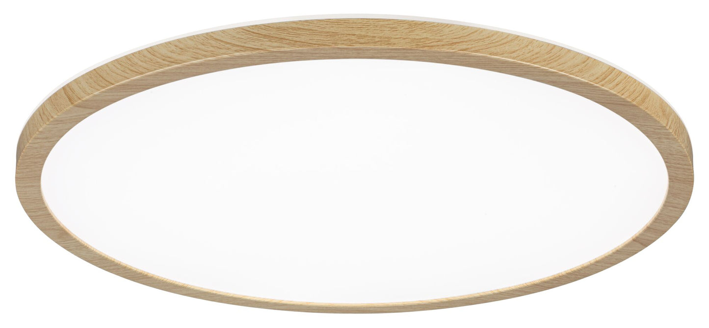 Paulmann LED Panel Atria Shine IP44 rund 398mm  20,8W 2800lm White Switch Holzoptik