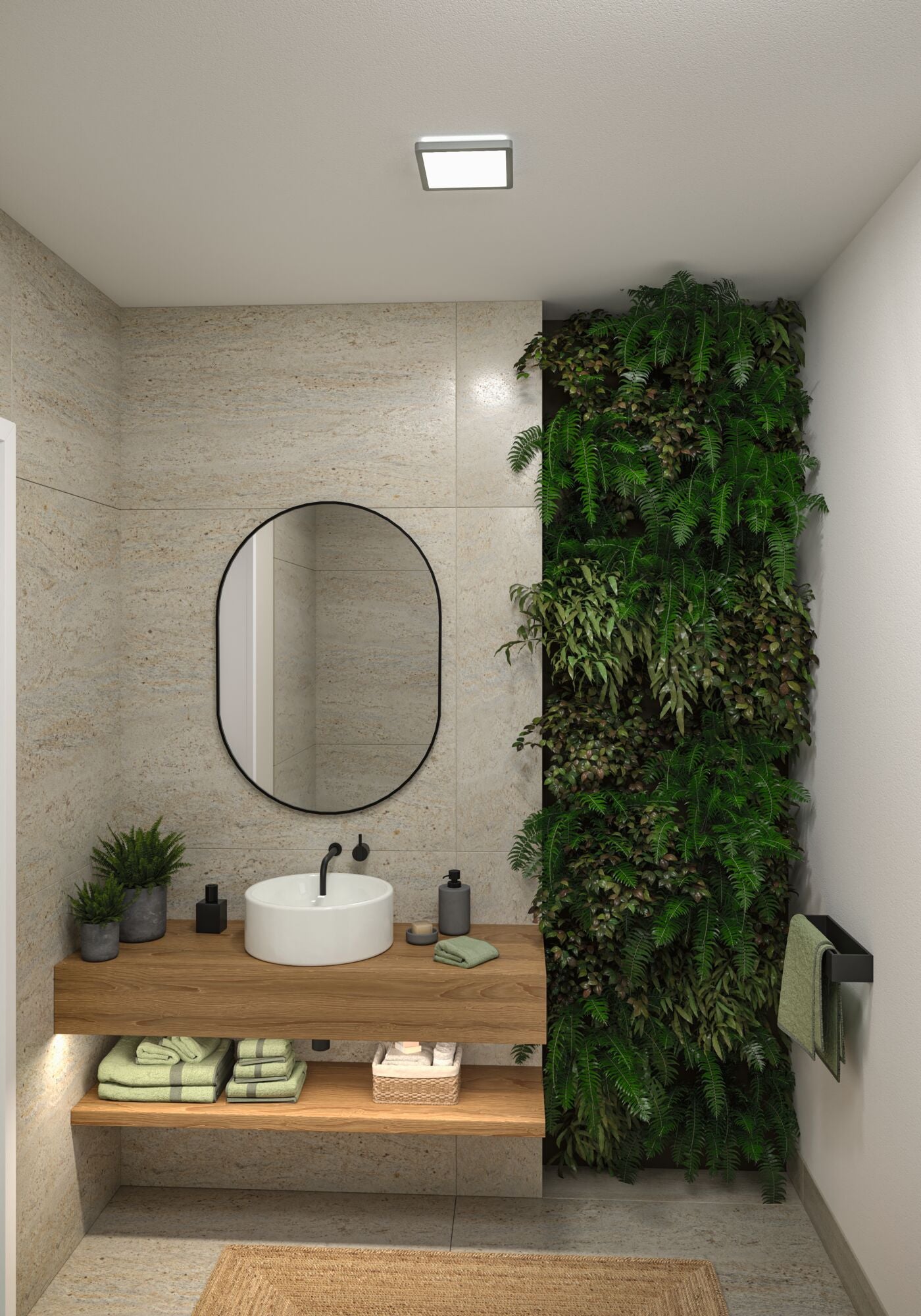Paulmann LED Panel Atria Shine IP44 eckig 190x190mm  8W 1160lm 3000 - 6500K Chrom matt