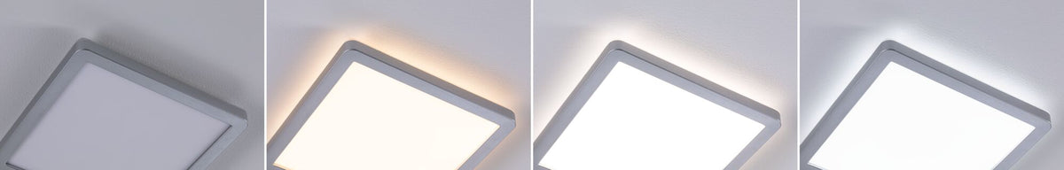 Paulmann LED Panel Atria Shine IP44 eckig 190x190mm  8W 1160lm 3000 - 6500K Chrom matt