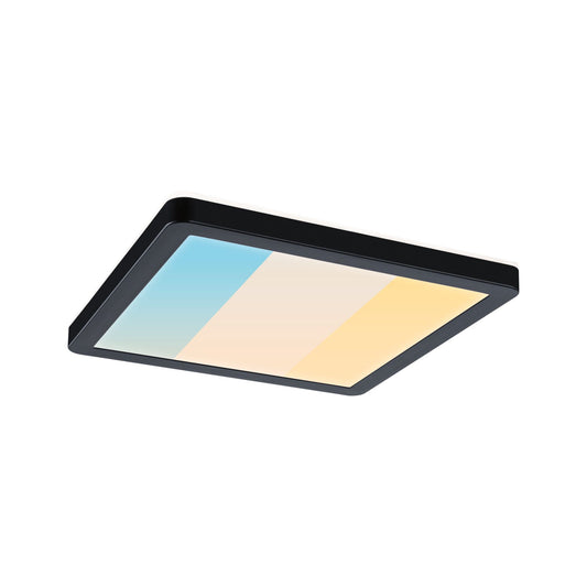 Paulmann LED Panel Atria Shine IP44 eckig 190x190mm  8W 1160lm 3000 - 6500K Schwarz