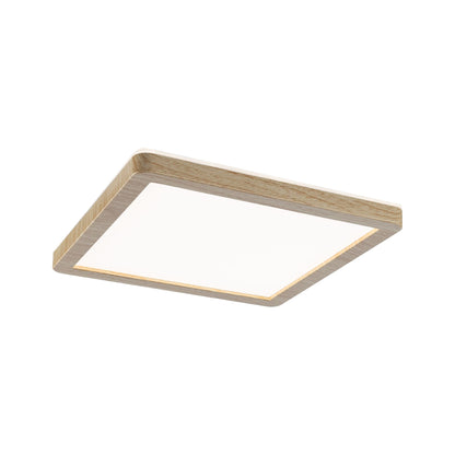 Paulmann LED Panel Atria Shine IP44 eckig 190x190mm  8W 1160lm 3000 - 6500K Holzoptik