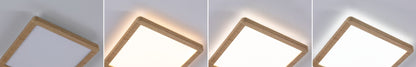 Paulmann LED Panel Atria Shine IP44 eckig 190x190mm  8W 1160lm 3000 - 6500K Holzoptik