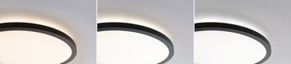 Paulmann LED Panel Atria Shine IP44 rund 298mm  14,8W 2250lm 3000 - 6500K Schwarz