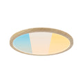 Paulmann LED Panel Atria Shine IP44 rund 298mm  14,8W 2250lm 3000 - 6500K Holzoptik