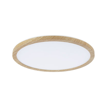 Paulmann LED Panel Atria Shine IP44 rund 298mm  14,8W 2250lm 3000 - 6500K Holzoptik