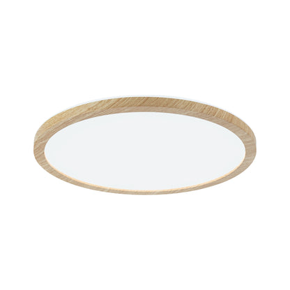 Paulmann LED Panel Atria Shine IP44 rund 298mm  14,8W 2250lm 3000 - 6500K Holzoptik