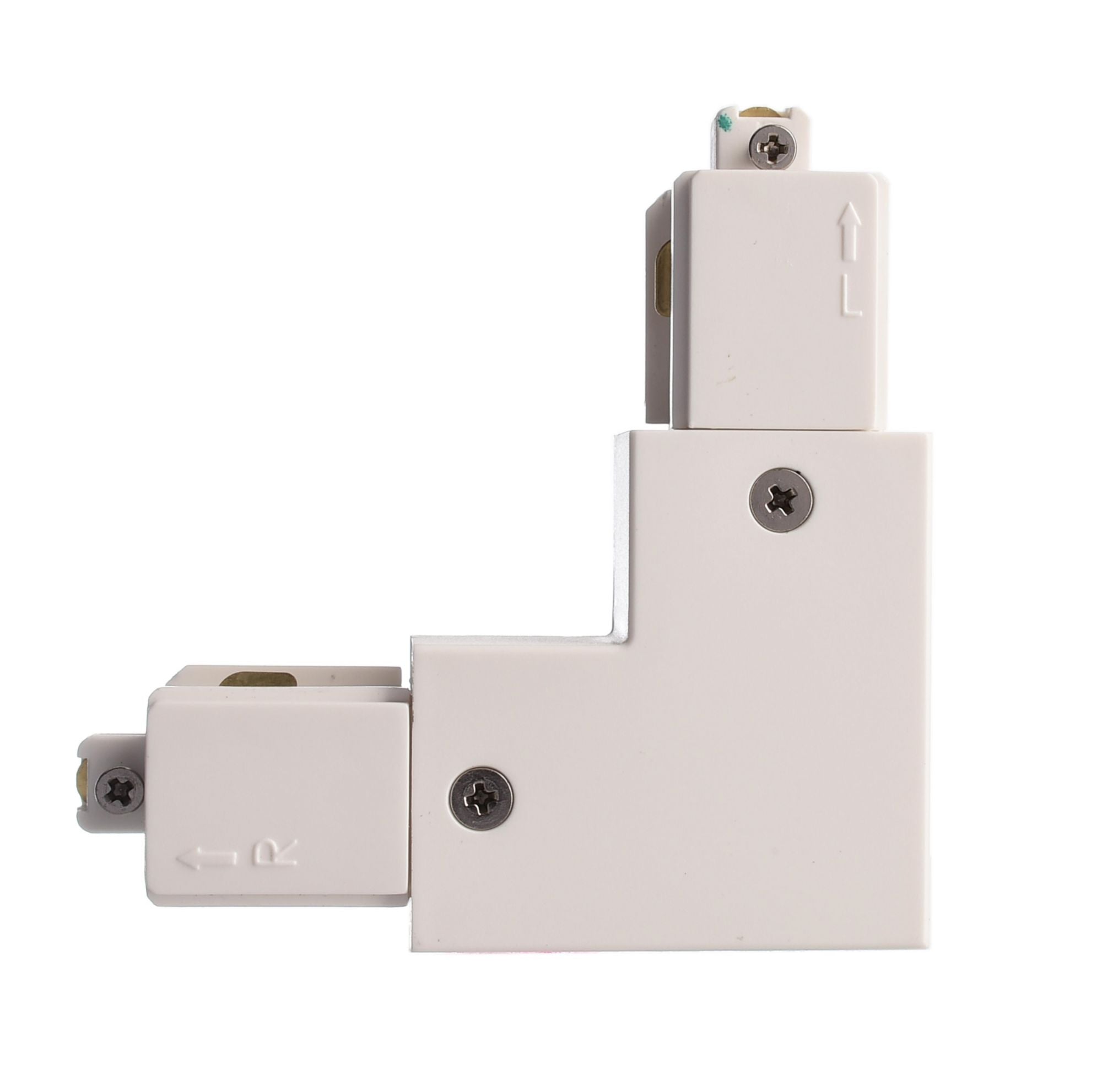 Deko-Light D One 90°-Verbinder, links, weiß