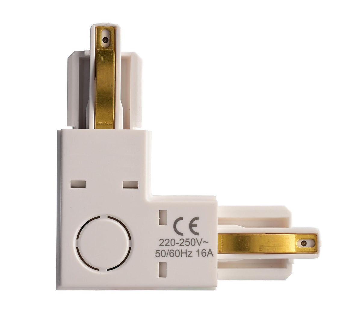 Deko-Light D One 90°-Verbinder, links, weiß