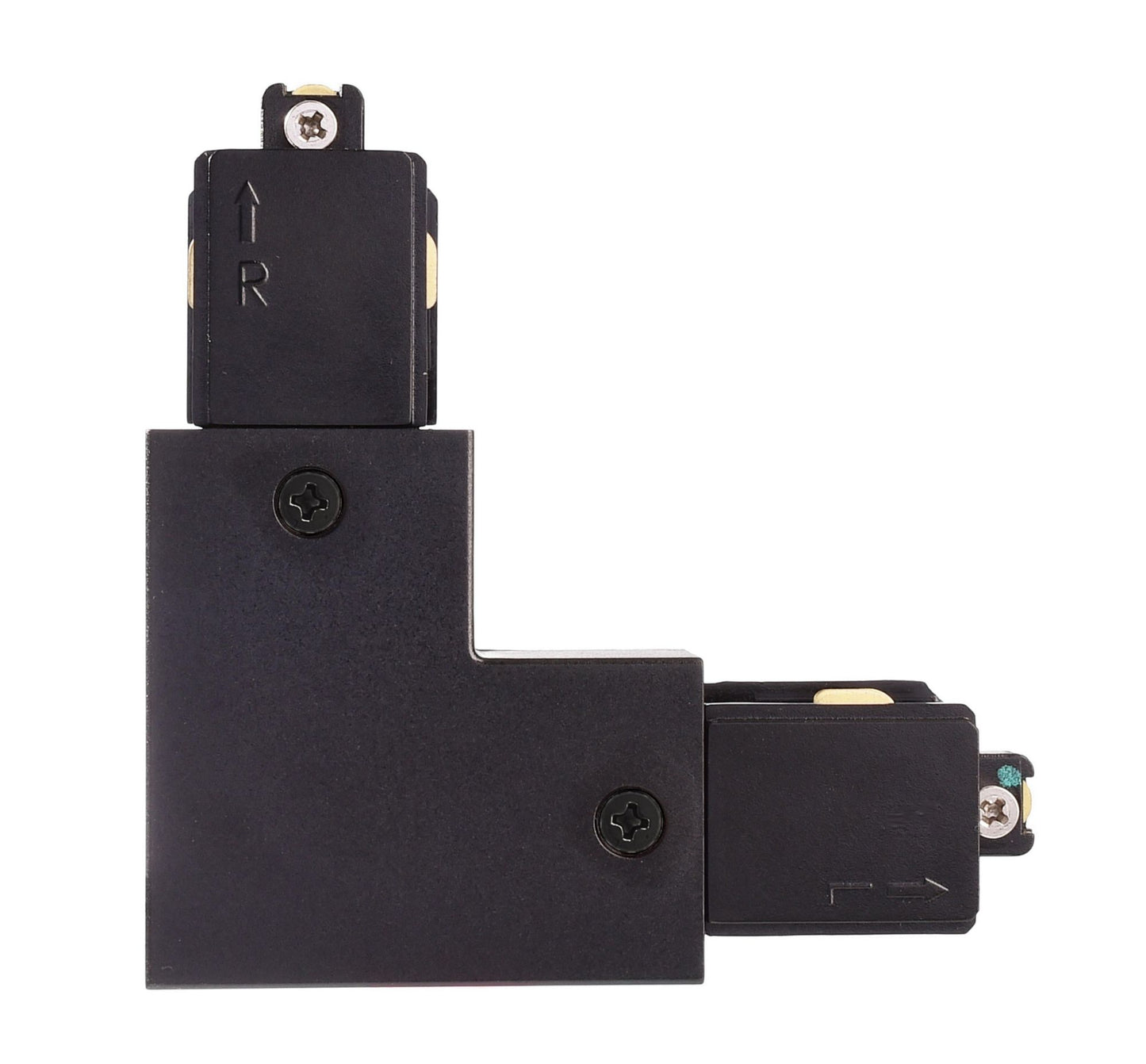 Deko-Light D One 90°-Verbinder, links, schwarz
