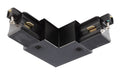 Deko-Light D One 90°-Verbinder, links, schwarz