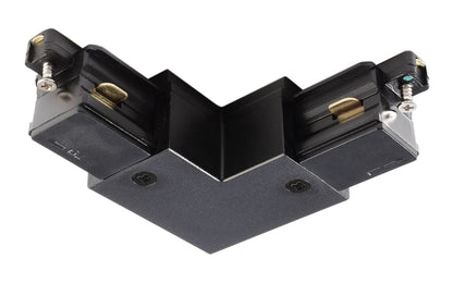 Deko-Light D One 90°-Verbinder, links, schwarz