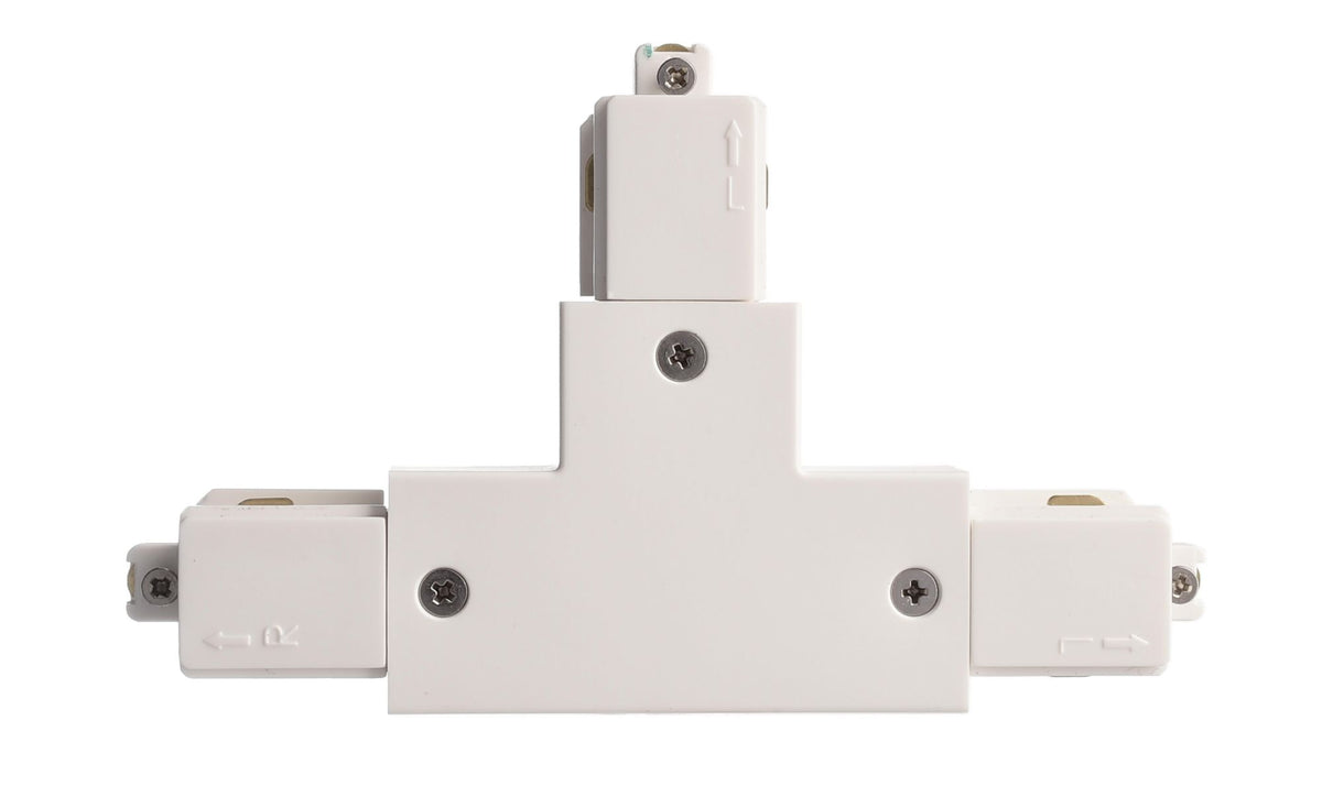 Deko-Light D One T-Verbinder, links-links-rechts, weiß