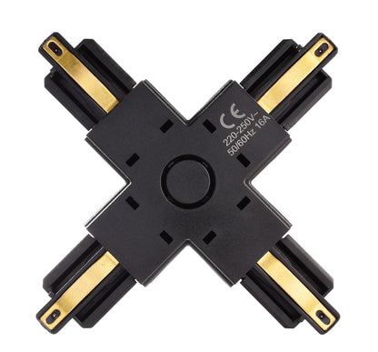 Deko-Light D One X-Verbinder, schwarz