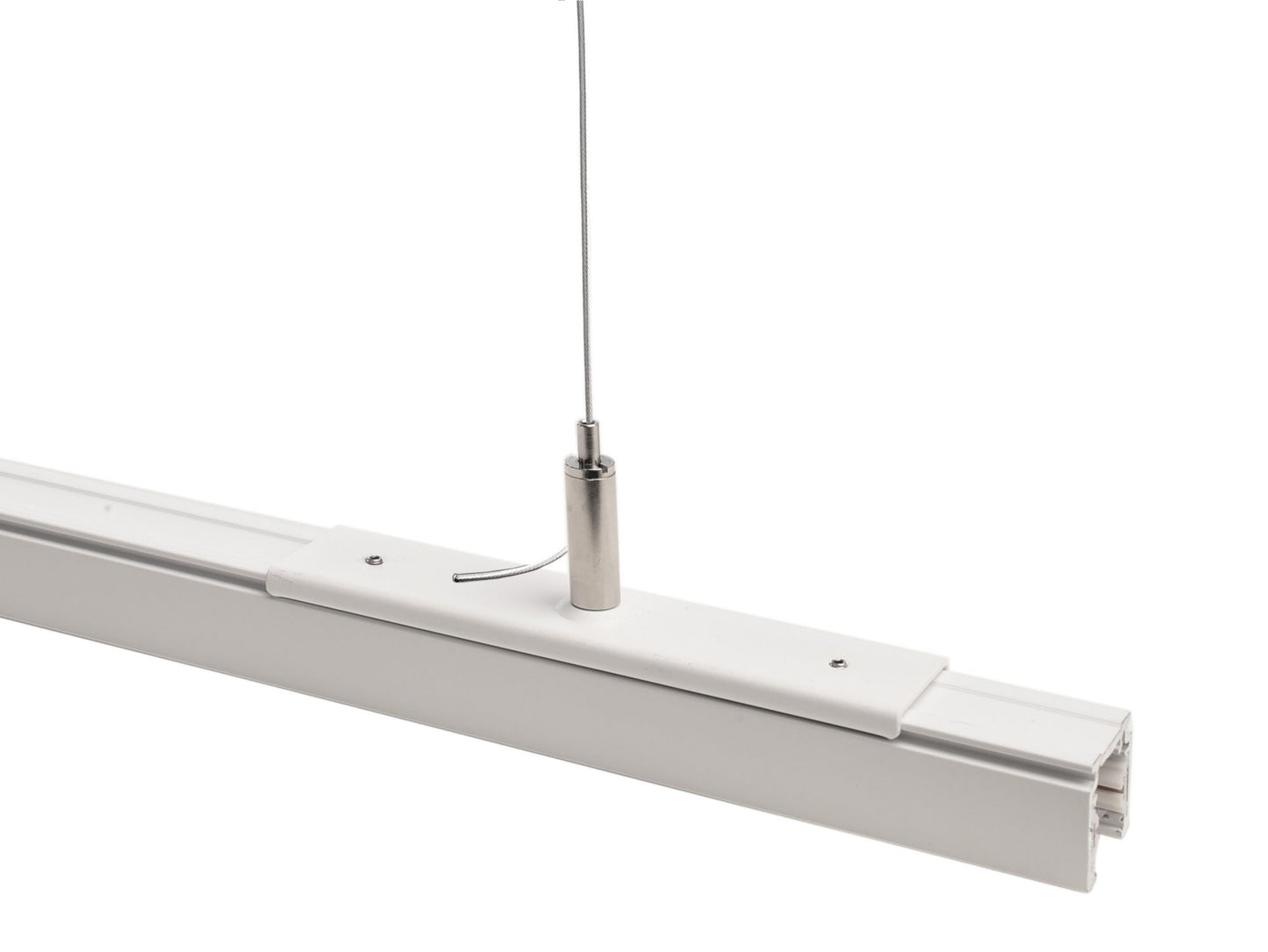 Deko-Light D One Seilabhängungshalter mit 3m Abhängeseil, weiß