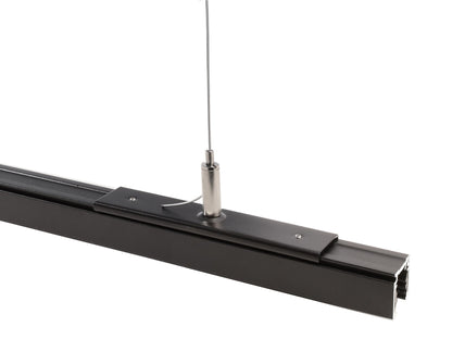Deko-Light D One Seilabhängungshalter mit 3m Abhängeseil, schwarz