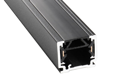 Deko-Light D-One Abdeckblende Aufbaustromschiene, 1m, schwarz