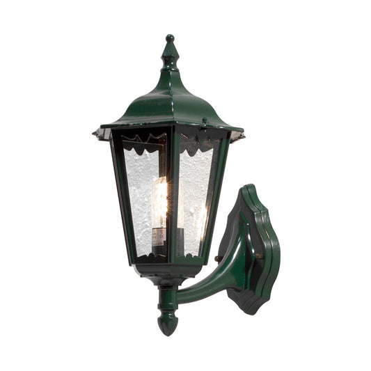 Konstsmide Wandleuchte Firenze grün, klares Glas